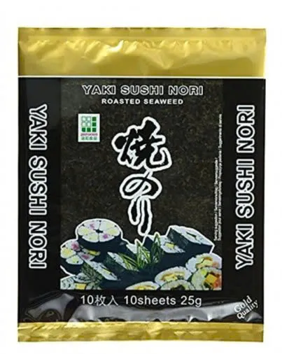  Hosan Roasted Seaweed 25g Gold (10 sheets per pack)